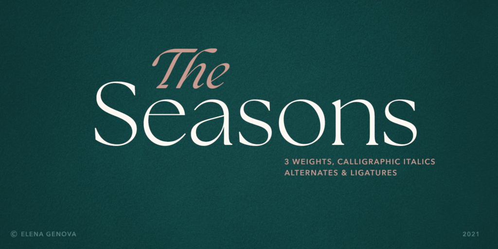 The Seasons Font Free Download